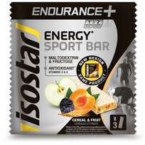 ISOSTAR ENDURANCE+ ENERGY SPORT BARS CEREAL & FRUIT