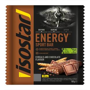 ISOSTAR Energy Sport Bars Cereals & Chocolate