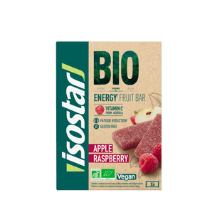 ISOSTAR Bio energy fruit bar apple raspberry
