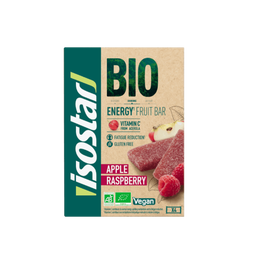 ISOSTAR Bio energy fruit bar apple raspberry