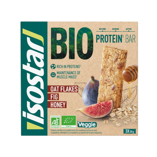 ISOSTAR Bio protein bar oat flakes, fig & honey